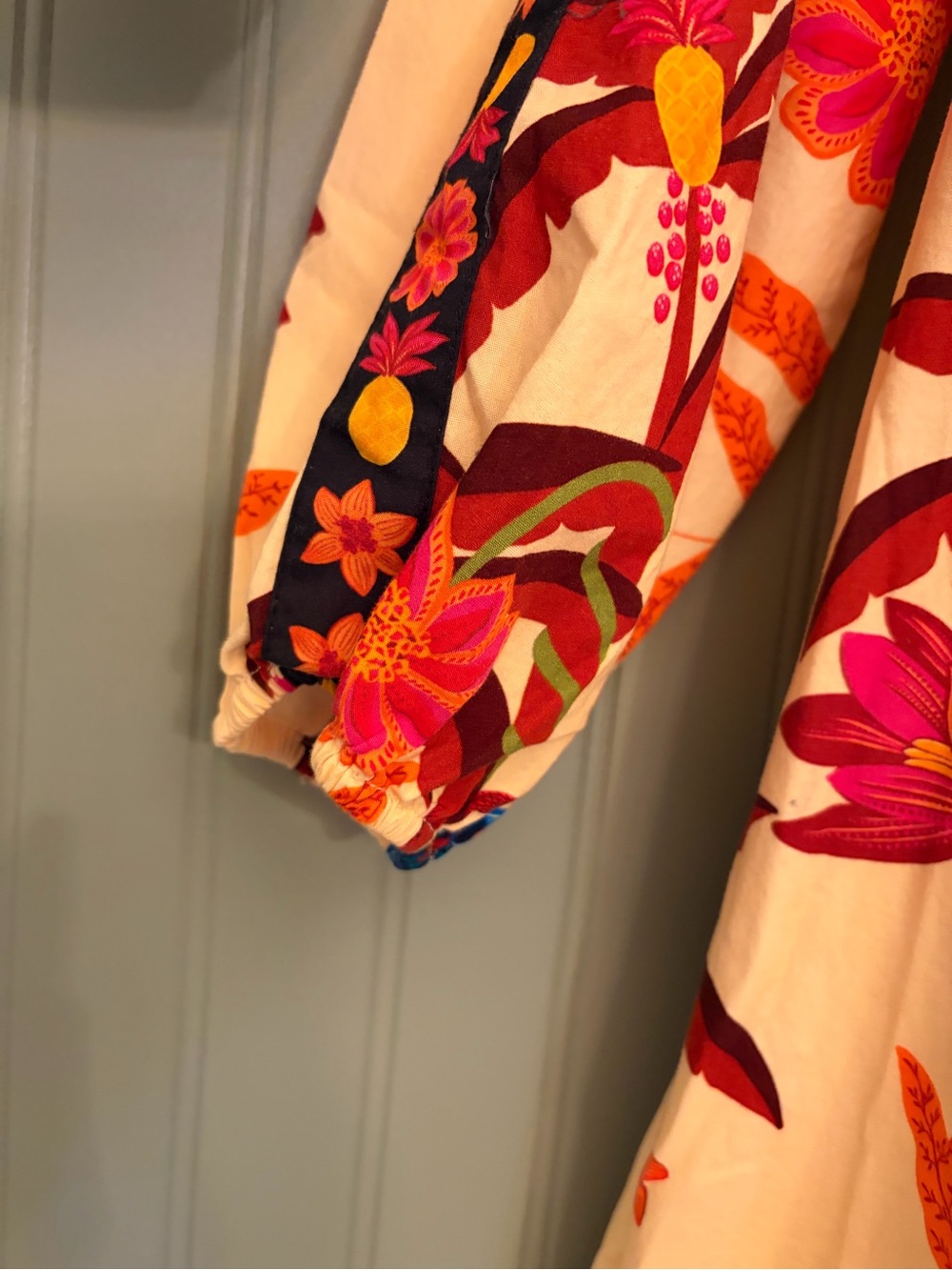 Maude Vivante Ava Dress - size Medium Floral Button-Front Tunic Dress . Gorgeous - Picture 3 of 10